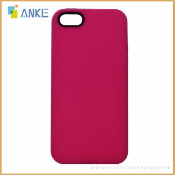 Simple Design Double TPU Injection Case for IPhone 5 5S 5G,PC+Silicon,OEM ODM and Wholesale Welcome